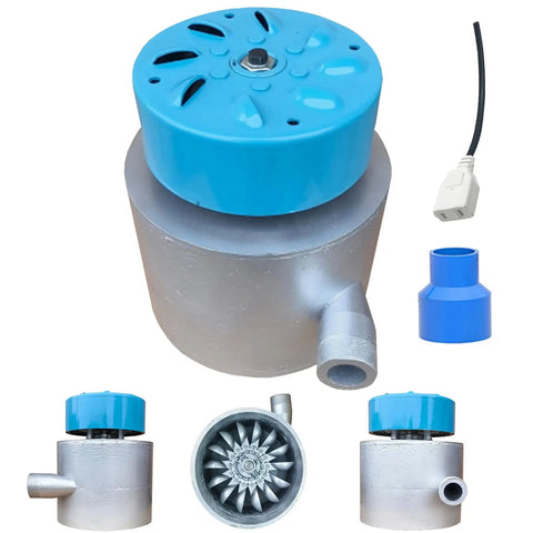 3KW Portable Micro Hydroelectric Generator For Off Grid Living And Camping 110V 220V Dual Voltage Aluminum Alloy Housing Built Tough
