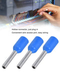 Kickstarter Ready 1000 Pcs Culnflun Wire Ferrule Terminal Kit For Insulated Copper Crimp Connectors To Fix Loose Electrical Wiring On Home Appliances And Automation Gear Without Messy Splices Or Single Wire Frustration Today, blue insulated ferrules