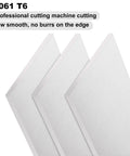 Three 6061-T6 aluminum sheets from 12 Pack Aluminum Sheets 2 X 4 X One Eighth Inch 6061 T6 Plate For Weld Practice Kit