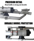 Close-up of zinc alloy build adjustable nozzle on 360 Degree Rotating Sprayer With Zinc Alloy Build Adjustable Nozzle Water Saving Pro Grade Tech For Crops And Lawns Delivers Even Coverage For Your Yard Includes 1.2M Bracket showing precision detail and durable protection.