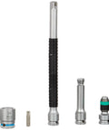 Ultra Slim 29 Piece Metric Ratchet Set With Three Eighths Inch Drive Zyklop Metal Build Switch Lever, sockets and bits shown