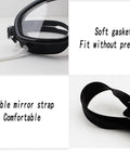 Inhalation Eye Mask Glasses for Fatigue Relief and Moisture Boost with silicone tube and high transmittance frames
