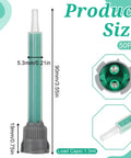 50 Pack Epoxy Mixing Nozzle Tips 3.5 Inch Static Spiral Nozzles With 16-Element Mixers For Smooth Resin Application, Durable, Mess Free, No Cleanup Needed, Ideal For Home DIY Projects, 90mm