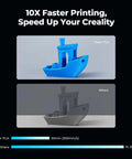 Comparison of 3D printed boat models using RFID Smart Hyper PLA Filament 1.75mm 1Kg Spool for 3D printing, showing speed differences