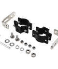 Ride Ready Two Piece Adjustable Light Bar Mounting Brackets For 18 To 29mm Auxiliary Spotlight Light Aluminum Tube Clamp Holder