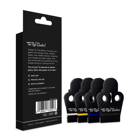 On The Money 10 Second Zero Gap Blade Setter For Razors And Clippers Precision Blade Alignment Tool package and inserts