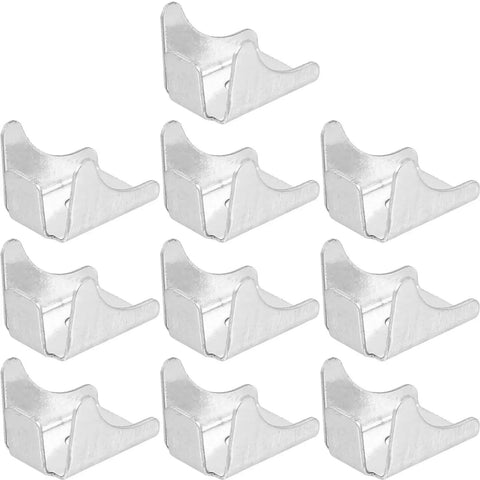 Heavy Duty Steel Shelf Support Clips For Cabinets And File Cabinets 200 Piece Metal Pegs Set Rugged And Rust Resistant shown in rows