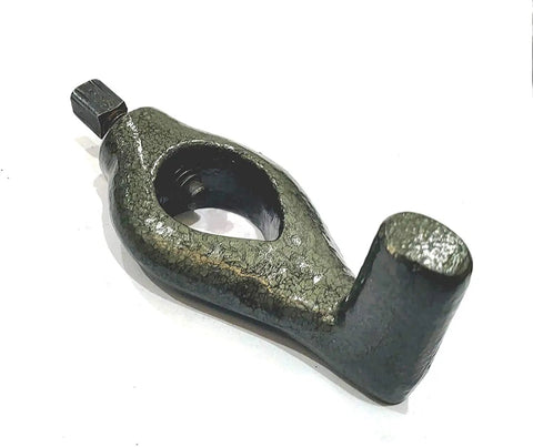 Beefy Heavy Duty Cast Iron Bent Lathe Dog Clamp for Metalworking, 3/4 Inch Bent Style Tool Holder with square head bolt
