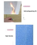 High Density Acoustic Foam Panels 10 Pack Premium Soundproof Wall Tiles With Self Adhesive Backing Flame Retardant Grey Finish with flame test and density texture