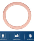 20 Pack Solid Copper Flat Washers Sealing Gasket Rings For M14 Bolts precision cut copper washer 18mm for automotive repairs