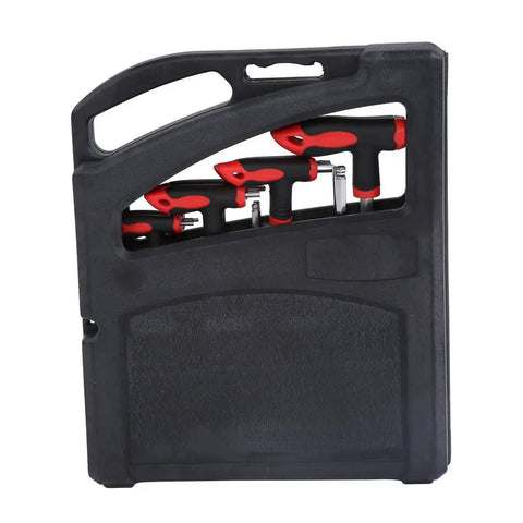 Top Tier 16 Piece T Handle Hex Keys And Star Wrench Set Made From Premium Chrome Vanadium Steel For Heavy Duty Automotive Repair Home DIY Projects And Machine Maintenance Work That Really Gets The Job Done Right, 16-piece case