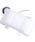 Replacement Fuel Tank For Gas Trimmer Fits Troy-Bilt TB525EC TB590EC TB146EC TB575EC Cub Cadet BC5090 CC148 MP479 MP429 Craftsman 316791840 Durable Tank With Secure Fittings And Easy Install white tank with cap lines