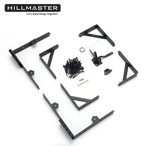 Anti Sag Gate Frame Kit With Heavy Duty Adjustable Gate Hardware And Gate Latch For Wooden Fences Driveway Gates Shed Doors