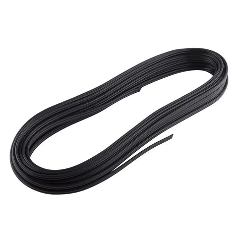 Outdoor Bollard Lighting Kit With 4 Black Aluminum Bollards cable, 100ft underground wiring, black coil for pathway lighting