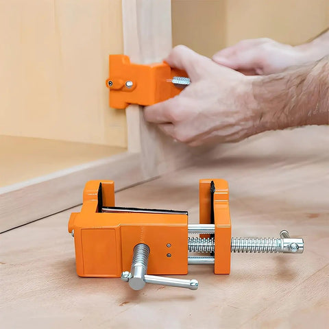 Precision Woodworking Clamp And Drilling Holding Clip With Adjustable Positioning for clean accurate drilling on wooden furniture