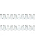 20 Pieces Aluminum Alloy Rivet Nut Kit Set M6 X 10 Rivet Nuts Fasteners arranged in two rows