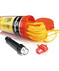 All In One Watercraft Safety Kit With 50 Ft Buoyant Line, Bailer, Whistle And Waterproof Flashlight For Jet Skis And Personal Watercraft