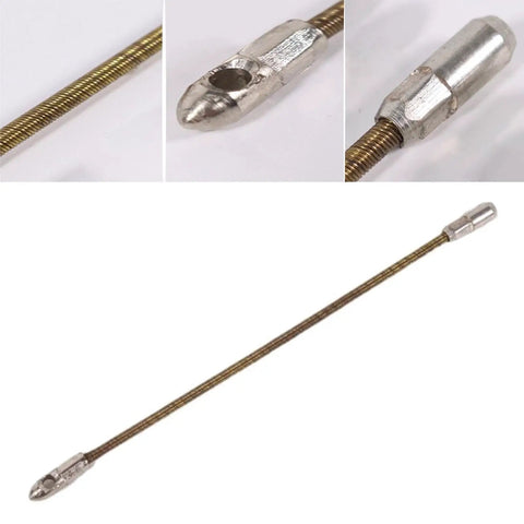 Heavy Duty Electrical Wire Threader Spring Puller No Fuss Multipurpose Cable Guide For Network Wiring And Cable Fishing, 23 cm metal tool