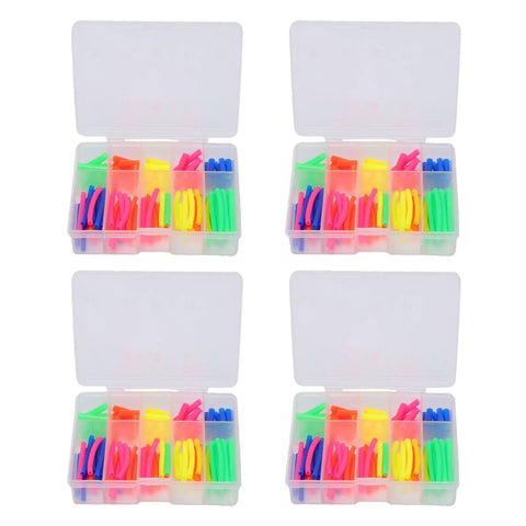 Snazzy 600 Pc Heat Shrink Tubing Kit With Colorful Wire Insulation Sleeves And Storage Boxes For Electricians Diy Car Repair And Cable Wrapping Projects That Get You Back On The Road Fast, 4 boxes