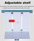 Adjustable shelf of Commercial Foot Pedal Impulse Sealer, designed for user convenience in packaging tasks.
