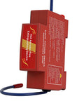 Heavy Duty Automatic Engine Fire Suppressor Self Activating 30g Aerosol Extinguisher with thermal trigger and red casing.