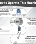 How to operate Straight Shooter Honey Filter Transfer Pump Featuring Durable 80 Mesh Stainless Screen with clear steps.