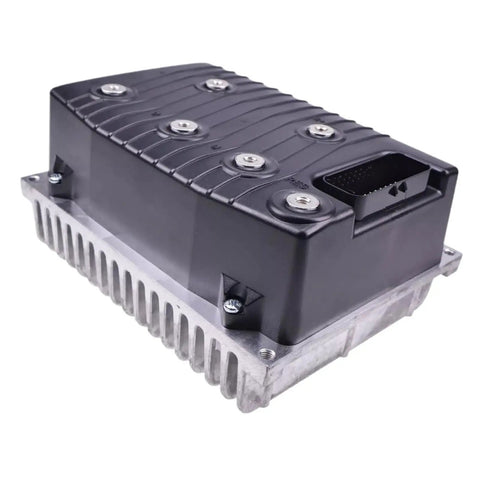 Heavy Duty 48V 235A DC Motor Controller For Cars Slick Boost Driver Upgrade High Torque Power Module Smooth Shift Street Ready Tight Build 1206AC-5201 Model close-up showing aluminum and plastic construction.