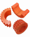AirTek Rubber Sleeve Coupling Direct Replacement For TB Wood's 6H, showing three orange couplings in various angles