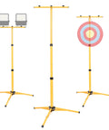 Adjustable Foldable Metal Tripod Archery Target Stand For Backyard And Shooting Range Bow And Arrow Target Holder With Lights