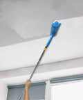 10 Inch Ceiling Paint Roller With Built In Splatter Guard Anti Drip Design For Effortless Home Makeovers That Save Your Floors And Deliver Butter Smooth Finish Without A Single Messy Cleanup Headache Today in use painting a ceiling.