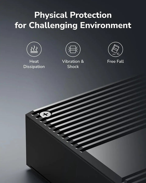 Eight Port Gigabit PoE Industrial Network Switch Be A Beast With 802.3at/af PoE DIN Rail Mount IP40 Rating housing close-up