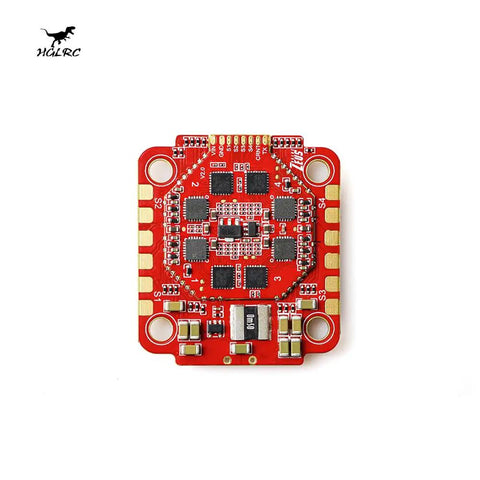 Top view of 60A 4-In-1 ESC BL32 For 3-6S FPV Racing Drones Freestyle, featuring immersion gold PCB and built-in heat sink.
