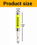 2-Pack Quick Release Magnetic Drill Bit Holder With One-Hand Swap showing size measurements in inches