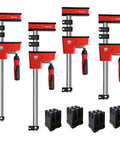 K Body REVO Clamp Kit With 2 24 Inch And 2 40 Inch Clamps KP Block Set Spreader And Woodworking Accessories for cabinetry