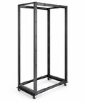 Beast Mode Heavy Duty 42U Server Rack Open Frame With Adjustable 23 To 41 Inch Depth For Pro Gear Setup and clean cable routing four post rack.