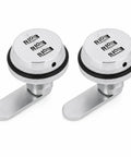 Three Digit Keyless Cabinet Lock With Zinc Alloy Body And Steel Cam Lock for Cabinets Drawers Mailboxes And Storage Boxes