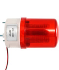 Industrial LED Rotating Strobe Warning Light 110V AC Red Emergency Tower Lamp With 72 Flashes Per Minute side view