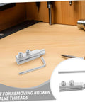 Easy Out Pipe Extractor Tool Set For Removing Broken Faucet Screws And Stripped Water Valve Threads With Stainless Steel Precision Design, stainless steel tool