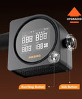 5G WiFi And Bluetooth BBQ Temperature Controller For Ceramic Grills Automatic Smoker Fan With LCD Screen close-up of buttons