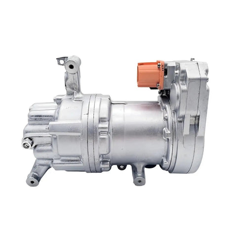Heavy Duty Electric Ac Compressor For Tesla Model 3 Y Climate Control Oem Design 1501256-00-L Ev Auto Air Conditioning Unit side view