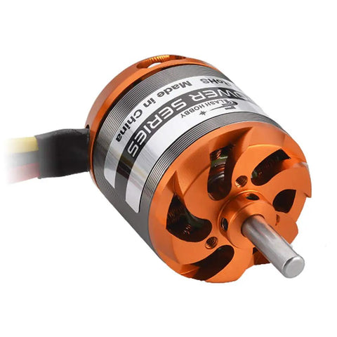 D3542 Brushless Outrunner Motor 1000KV CNC 6061 aluminum bell close-up