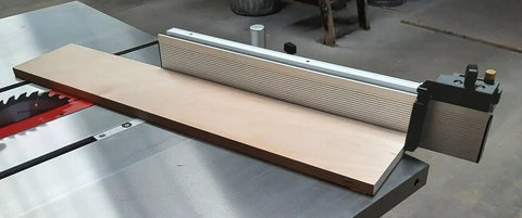 27 Position Precision Miter Gauge With 24 Inch Fence For Table Saws Band Saws Router Tables And Sanders on a workbench