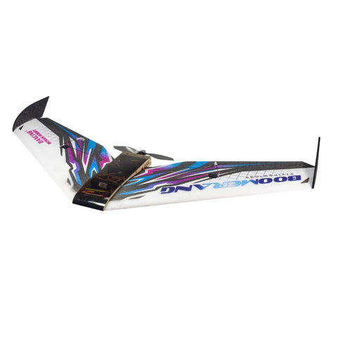 FPV Delta Wing RC Airplane Kit with 1114mm Wingspan EPP Foam Build for Tough Crashes, side view, tail pusher glider design