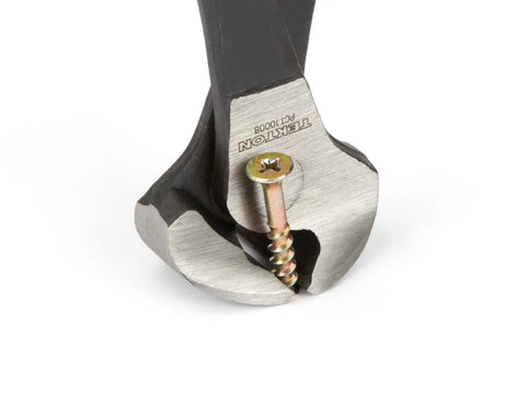 Close-up of 8-In end cut pliers from 7-Piece Pliers Set With 6-In Bent Long Nose, 7-In And 8-In Long Nose, 7-In Diagonal Cut