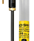 36 Inch Coated Rifle Cleaning Rod For.270 Caliber And Up With Heat Treated Spring Steel, Ball Bearing Handle, Patch Holder, shown with packaging