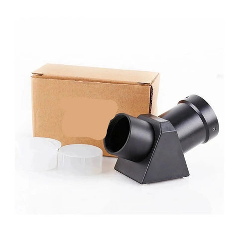 1.25 Inch Diagonal Mirror Telescope Replacement with full metal body, 45 degree zenith diagonal adapter with packaging