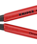 Close-up of Circlip Snap Ring Pliers Set 4 Piece In Pouch Includes Internal Straight Pliers For Bore Holes And External Pliers For Shafts