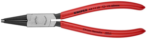 Close-up of Circlip Snap Ring Pliers Set 4 Piece In Pouch Includes Internal Straight Pliers For Bore Holes And External Pliers For Shafts
