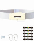 Hella Discreet Urine Test Kit With Straight Up Smooth Concealment Belt; includes adjustable belt, temperature strips, and hooks.