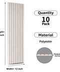 Self Adhesive Soundproof Acoustic Wall Panels For Room Treatment Game Changing Noise Absorbing Foam Tiles To Knock Out Echoes And Smooth Out Reverb With Zero Sweat Peel And Stick Install Camel Color 10 Pack, 48x12 inch polyester panel.